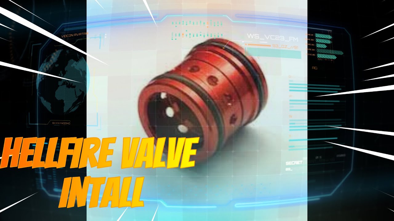 Hellfire valvula emf100 full auto instalación paintball gotcha magfed