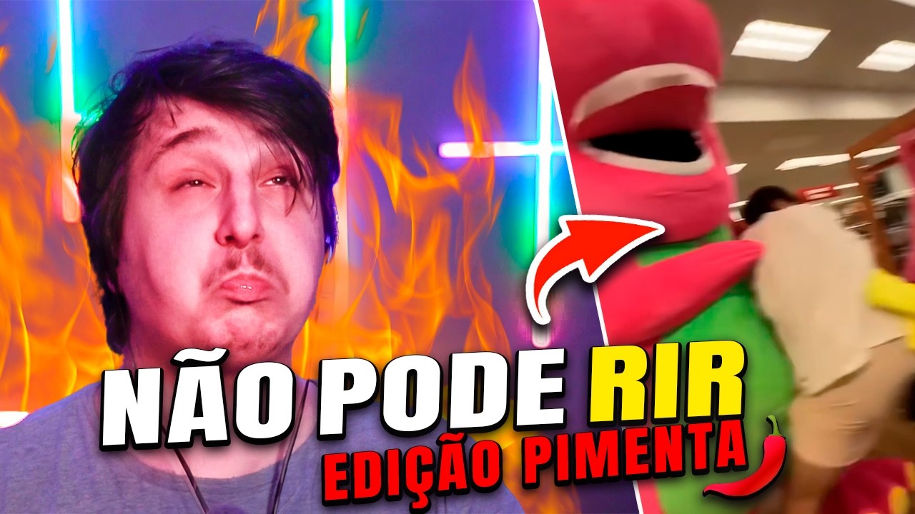 Se rir COME A PIMENTA MAIS FORTE DO MUNDO! Não pode rir Versão pimenta