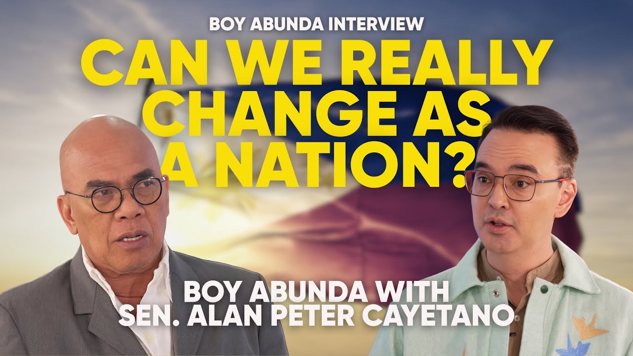 Can We Really Change as a Nation? | Boy Abunda with Sen. Alan Peter Cayetano