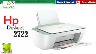 Multifunción Hp Deskjet 2722 - YouTube