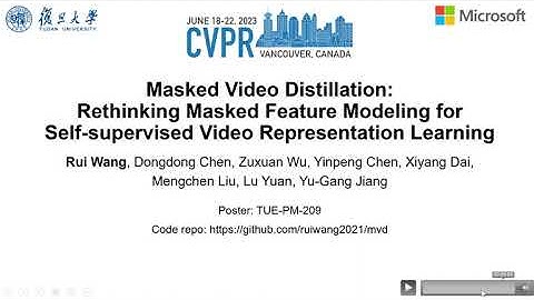 [CVPR 2023] Masked Video Distillation
