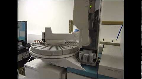 e-liquid formulation being analysed using an Agilent 5973 GC-MSD