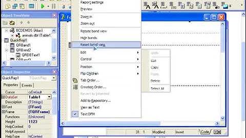 Создание отчетов баз данных в Delphi