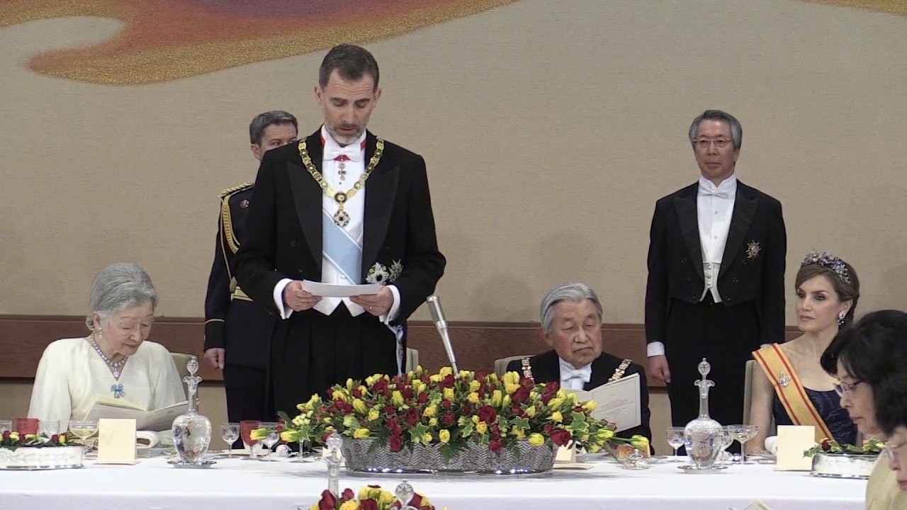 Palabras del S.M. el Rey en la cena ofrecida por los Emperadores de Japón