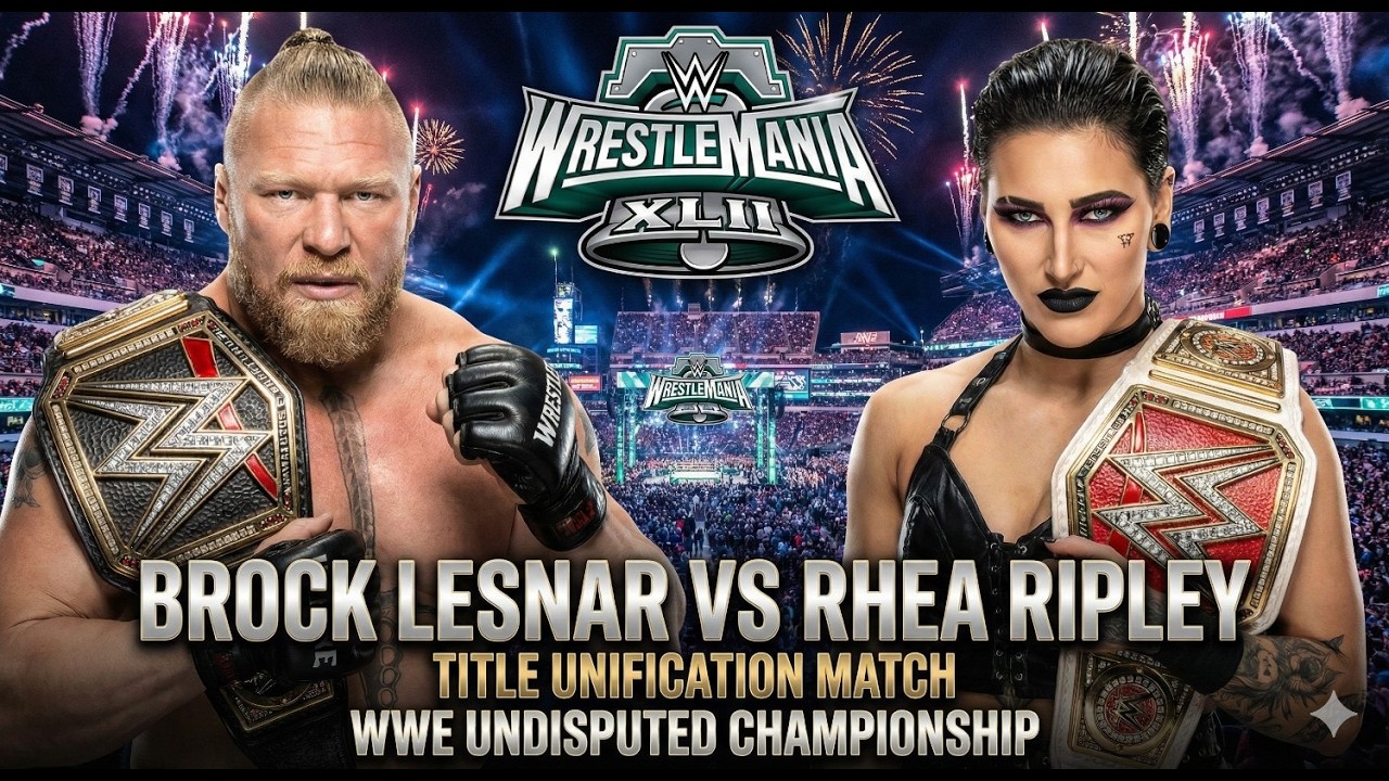 Rhea Ripley vs Brock Lesnar – Ultimate Dream Match 🔥