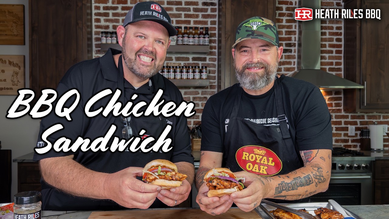 Grilled BBQ Chicken Sandwich | Cooking with Friends - YouTube