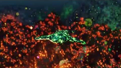 Alien Whale 2 | Ocean Lava | Blender 2.8 Animation