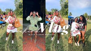 BLACK ALUMNI WEEKEND VLOG 🖤 | Ross & TJ Maxx Shopping + Watching My Daughter Stroll! ❤️