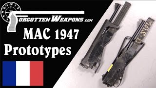 MAC Model 1947 Prototype SMGs