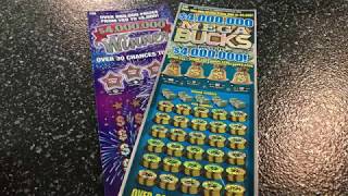 2x $30 BATTLE! OLD VS NEW! 000 VS 000! WINNER VS MEGA BUCKS MICHIGAN LOTTERY TICKETS
