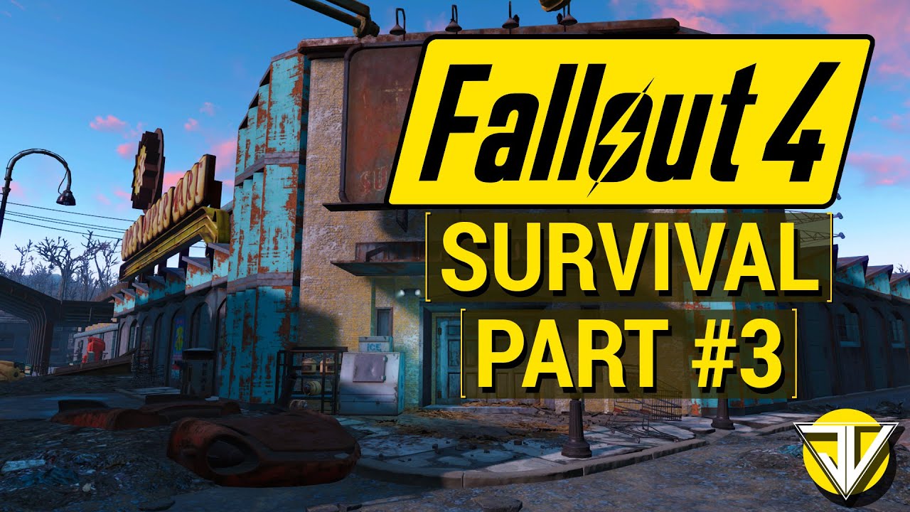 let's play fallout 4 modded FALLOUT 4: SURVIVAL MODE Let's Play Part 3 - Super DUPER Mart! (PC Gameplay Walkthrough)