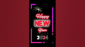 Happy New Year 2024 🥳 WhatsApp Status #whatsappstatus #shorts #ytshorts #newyear