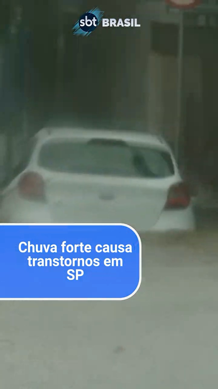 Temporal na capital paulista causa alagamentos e estragos
