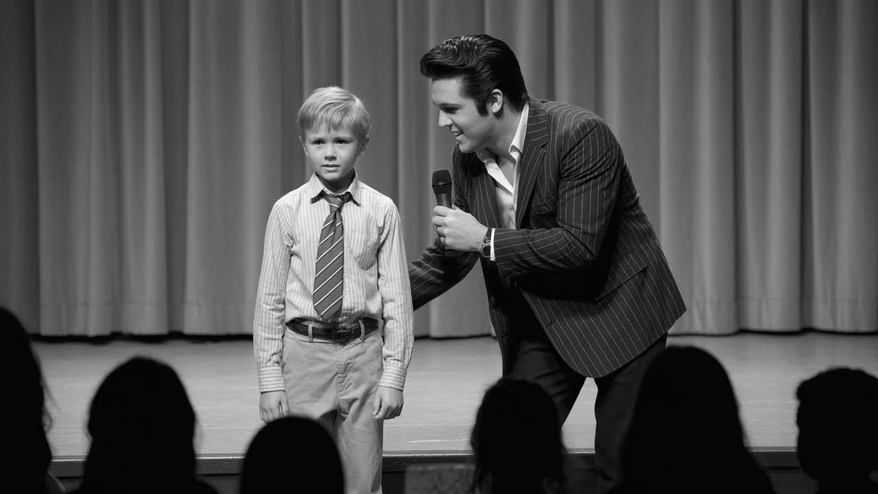 A Boy Froze on Talent Night Singing Elvis—Until the King Himself Walked On  and Finished the Song