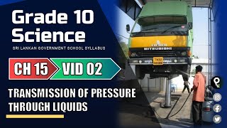 Grade 10 Science English 15/2 Transmission of pressure through liquids