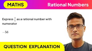 Q: Express \(\frac{2}{5}\) as a rational number with numerator \(...