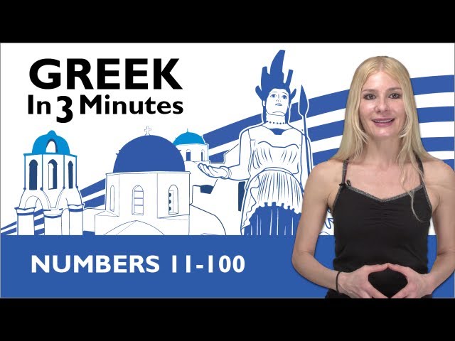 Greek Numbers 1 100 In English