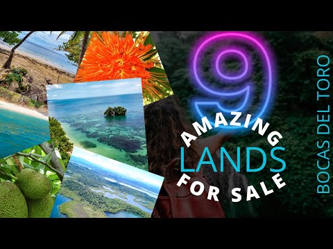 9 Amazing Lands For Sale in Panama (Bocas Del Toro)