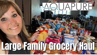 LARGE FAMILY MEGA ONCE A MONTH GROCERY HAUL $1100.00 ? || CLEAN WITH ME AquaPure