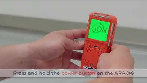 ION Science® ARA-X4 Calibration with ARA-X Docking Station