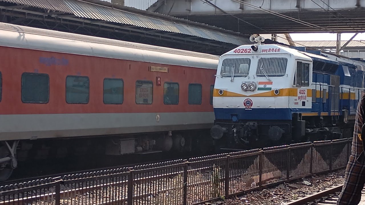 5 station [10 in 1] back to back train of CR long Distance train Mumbai ...