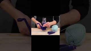 Portable Hand Knitting Machine Hand Crank Knit Loom for DIY Sweaters.