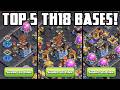 Top 5 Nasty Town Hall 18 Bases for Ranked Mode! With TH18 Base Link (Clash of Clans)