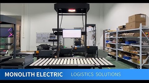 MonolithIoT Dimensioning Weighing Scanning Roller Conveyor DWS Solutions for Logistics