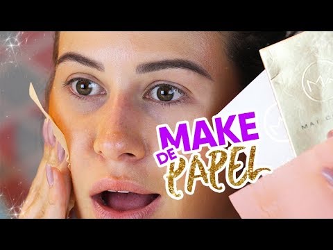 MAQUIAGEM EM PAPEL - FUNCIONA MESMO?