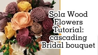 Sola Wood Flowers How To Make A Bridal Bouquet