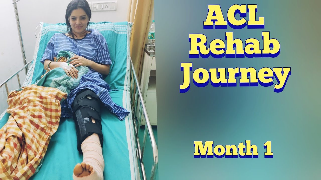 My ACL Recovery journey | Post ACL reconstruction surgery | Month 1 ...