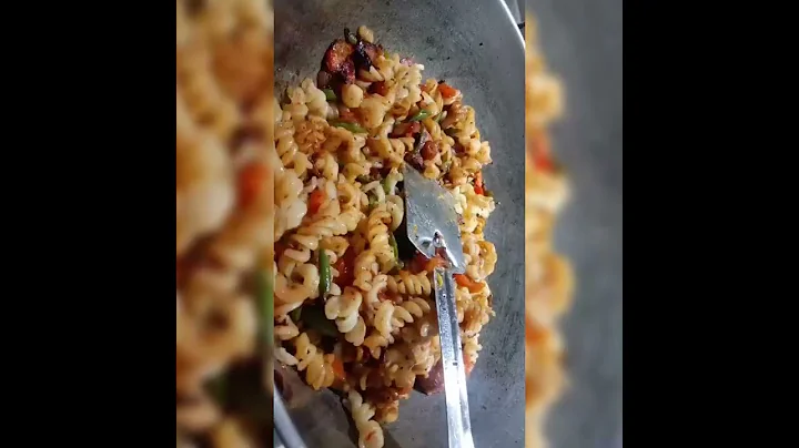 Arlene Clarke's  first try Veg pasta