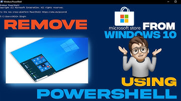 HOW TO REMOVE MICROSOFT STORE FROM WINDOWS 10 USING POWERSHELL 2022 | remove store from windows 10