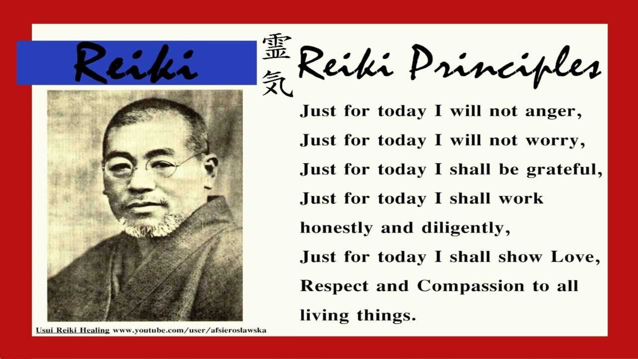 The Reiki Principles - YouTube