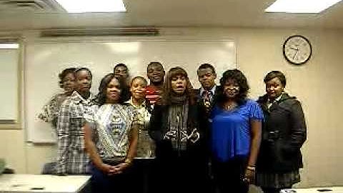 Dr. Kim Logan-Nowlin; Speech 101 Class Wayne County Community College District: 5/2012