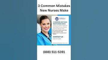 New Nurses, Avoid These 3 BIG Mistakes!