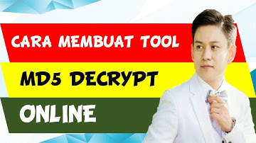 🔴 CARA DECRYPT MD5  PASSWORD LOGIN DENGAN PHP