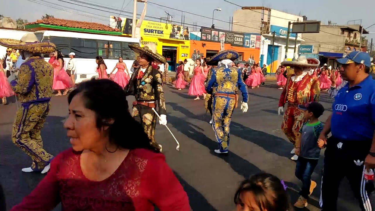 Carnaval San Francisco Tlaltenco Comparsa Sociedad Benito Juàrez 98