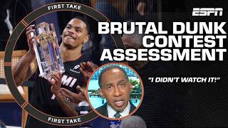 Stephen A. Blames Who For Ruining The Slam Dunk Contest First Take