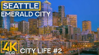 Stunning Views from Seattle Waterfront in 4K HDR - Short Video of the Emerald City from Pier 66 - #2