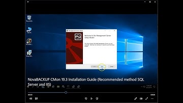 NovaBACKUP CMon 19 Installation Guide (Recommended method using Microsoft SQL and IIS Web Server)