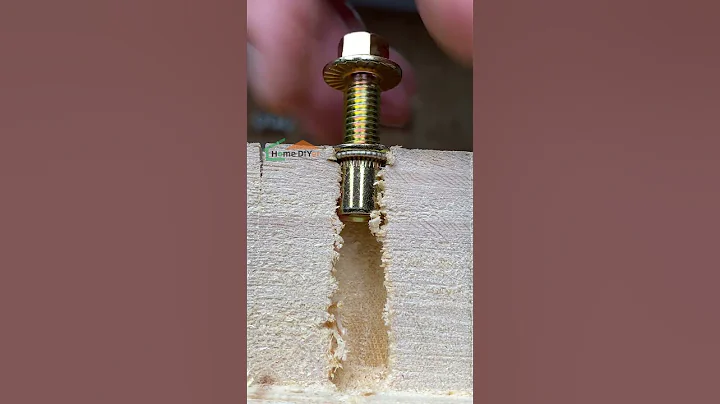Rivet nuts in combination with wood#diy #homediyer #goobetter #screw homediyer.com