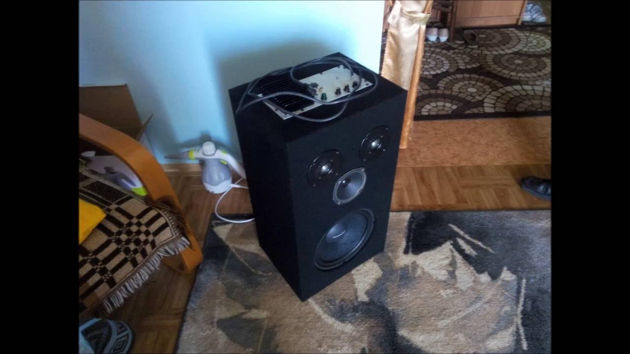 DIY active speaker box 3way & TDA7294 YouTube