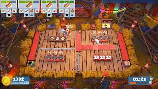 Overcooked 2 Carnival of Chaos - Level 2-4  4 Stars (2 Players)