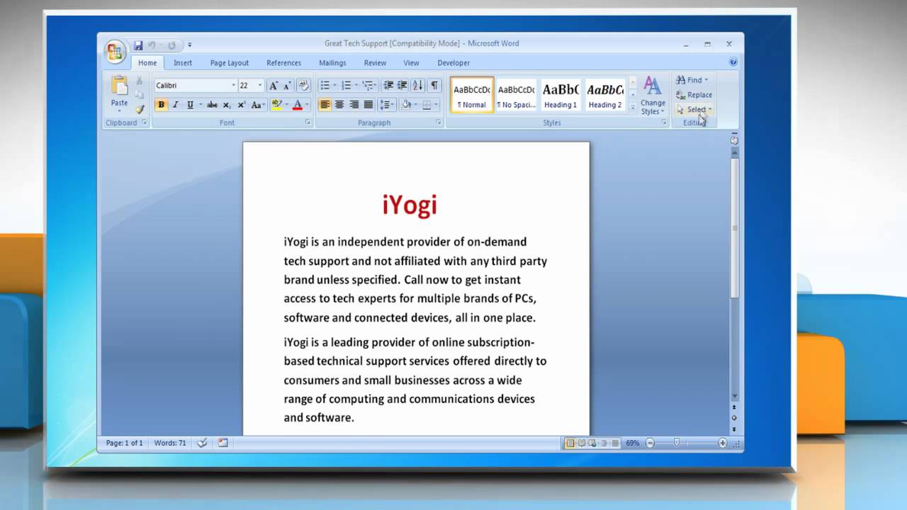 Word 2007 How To Convert Docx Files To Regular Doc Documents Youtube