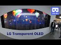 3D VR180 Transparent OLED showcased at LG Electronics Exhibition