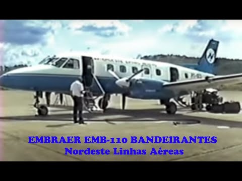 EMBRAER EMB-110 BANDEIRANTES / Nordeste Linhas Aéreas / Rota Ipatinga Governador Valadares (1988)