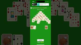 [0:56] (WR) Pyramid Solitaire Speedrun - Cardgames.io
