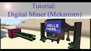 Minecraft Tutorial: Mekanism Digital Miner (einfach & schnell erklärt)