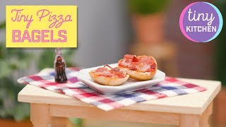 Tiny Pizza Bagel Bites | Tiny Kitchen
